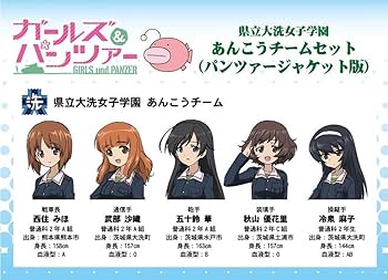 あんこうチームフィギュア5体セット (パンツァージャケット版) 塗装済完成品 ggw725x ホビーショップ ミュルサンヌ / ぺあどっと あんこうチーム